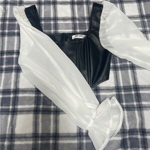 Saint genies corset long sleeve top